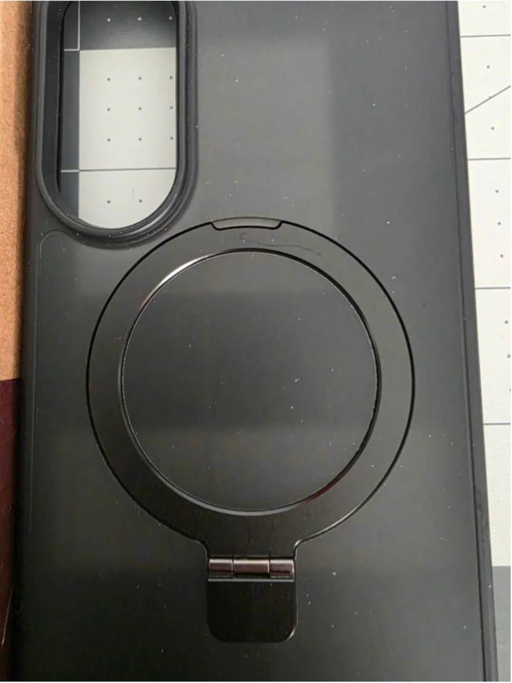 Black Phone‎ Case for Samsung S25 Edge magnetic